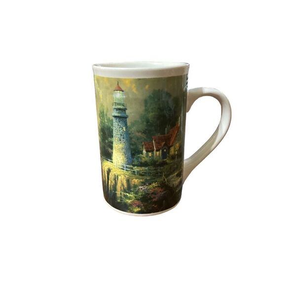 Thomas Kinkade Lighthouse Mug / Cup - Picture 1 of 6